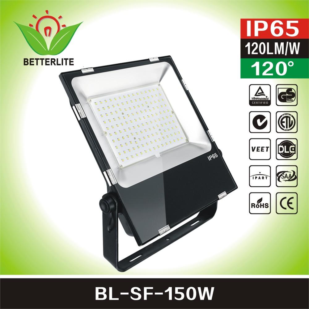 Factory price IP65 waterproof 150 watt led slim flood light with 5 years warrant 2