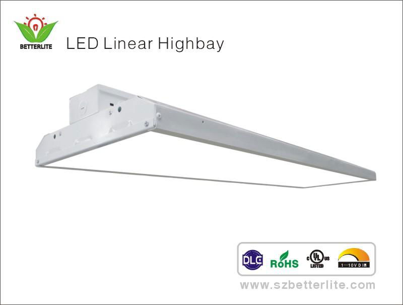 ETL DLC Listed 110w 160w 225w warehouse led linear high bay light 4