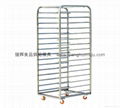 16 layers of stainless steel furnace corner rack car