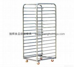 16 layers of stainless steel furnace corner rack car