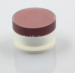 100g plastic  acrylic double wall cream  jar