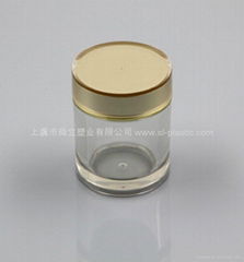 new round acrylic jar 