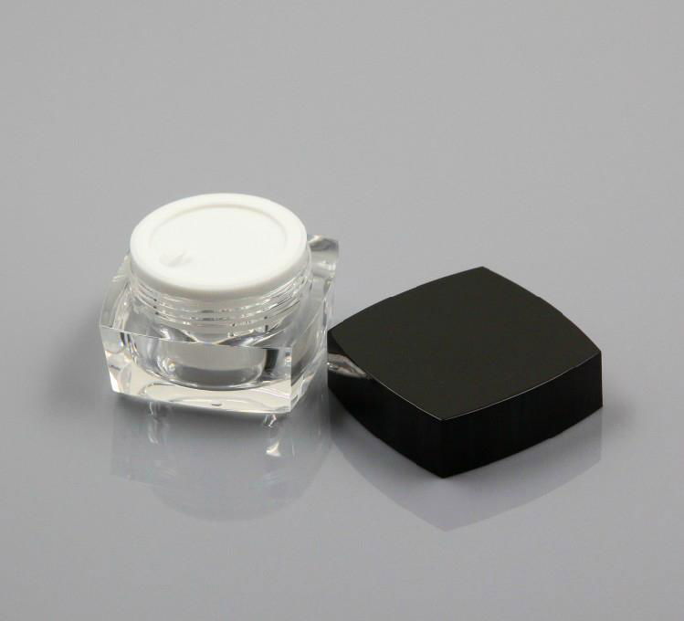 Square cream jar  2