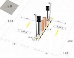 road barrier parking charging