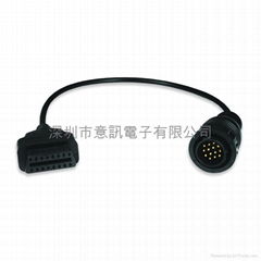 奔馳 BENZ 14P TO OBD-16P  F 