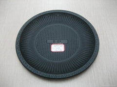 Biodegradable disposable round plates