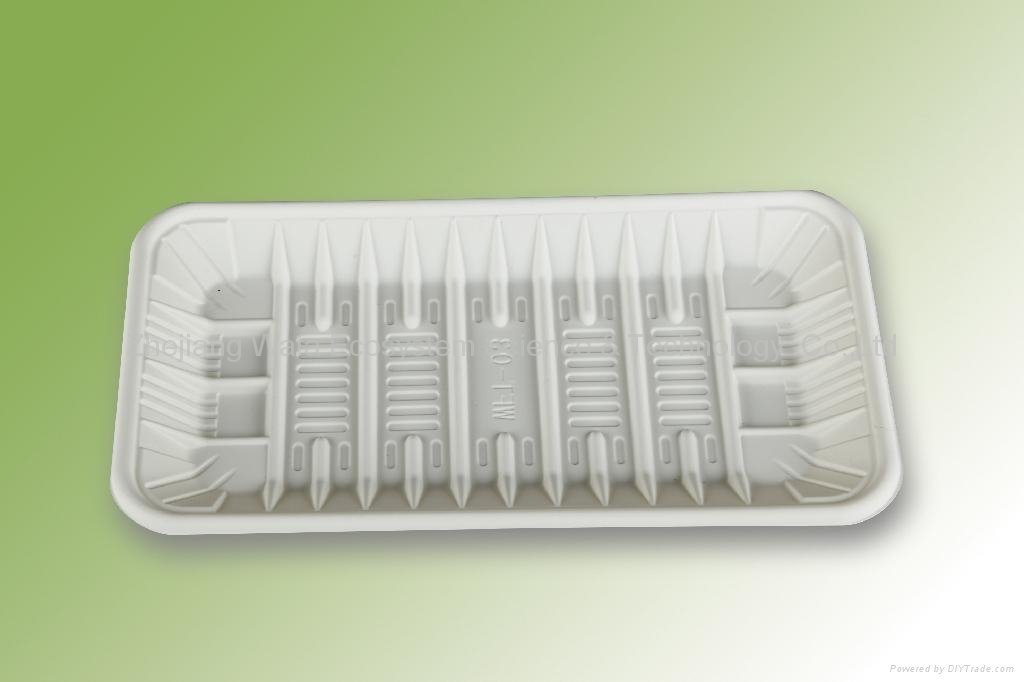 Bio corn starch disposable trays