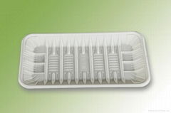 Bio corn starch disposable trays