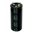 250V2200uF snap-in aluminum electrolytic