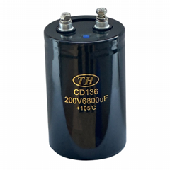 CD136 200V6800uF screw aluminum electrolytic capacitor 