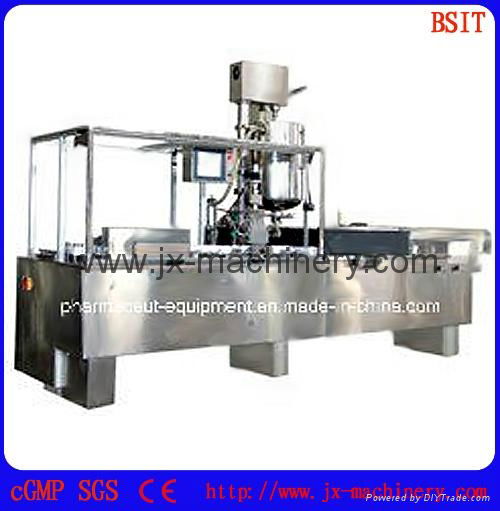 suppository filling and sealing production line with high speed