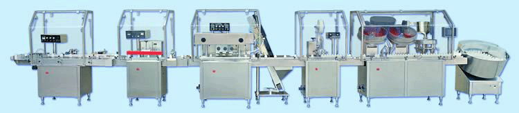 China capsule counting and packing production line in bottle