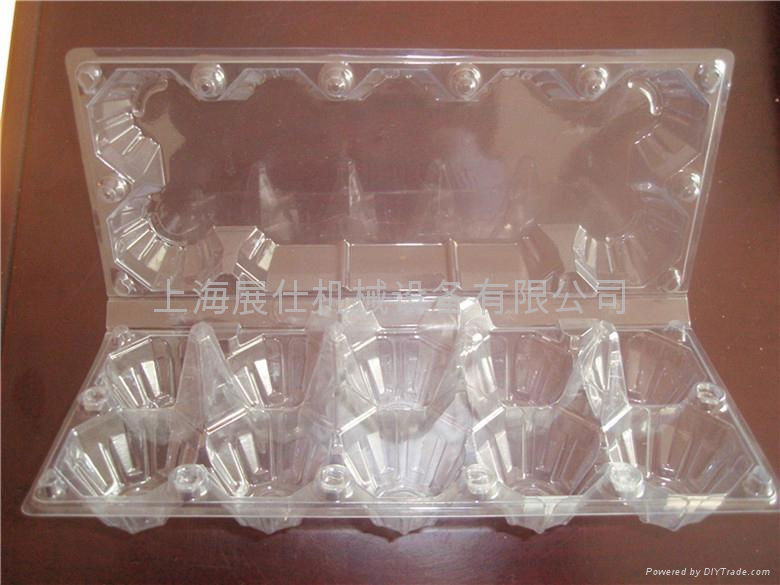 上海展仕全自動負壓吸塑裁切堆疊一體高速吸塑機 3