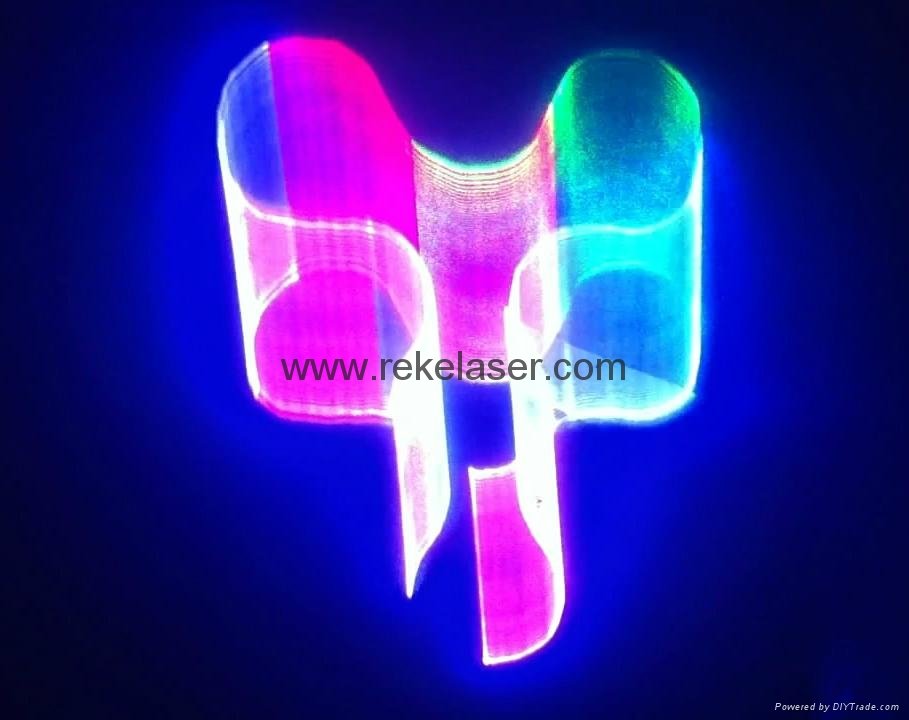 1 watt full color 3D animation rgb disco laser lighting hologram laser 3