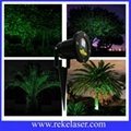 Stationary green firefly outdoor Christmas laser lighting for house decoration 2