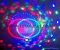 Multi-pattern rotating rgb led laser light full color changing disco light 3