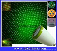 Red and green firefly twinkling wireless remote bulb laser light with E27 holder