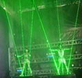 5W cni green laser man show system laser dancing system 3