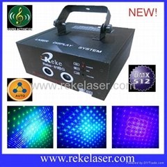 Green and blue full color kaleidoscope stage dj laser light show Reke-89GB