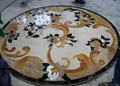 Stone Floor waterjet medallion pattern 3