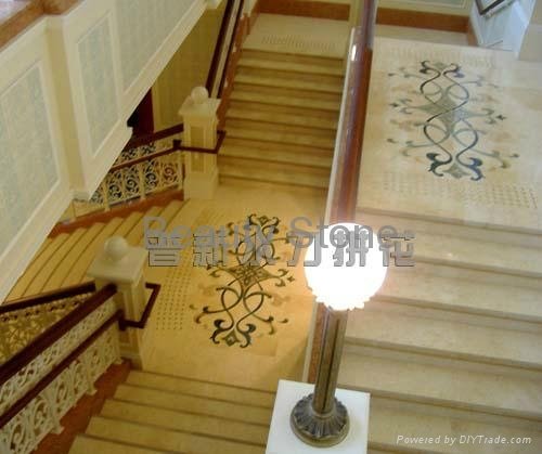 Tokyo Disneyland Hotel waterjet marble pattern floor 3