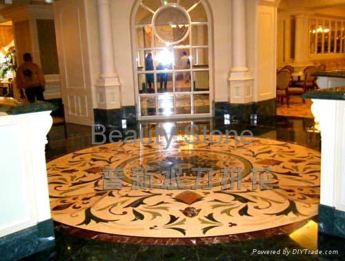 Tokyo Disneyland Hotel waterjet marble pattern floor 4