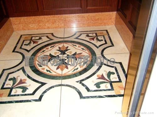 Tokyo Disneyland Hotel waterjet marble pattern floor