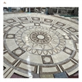 natural marble waterjet pattern flooring for common project 5