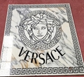 Brand Logo Waterjet Inlay Floor