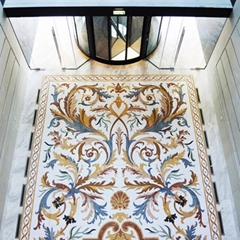Luxury Waterjet Pattern Medallions for Hotel Villa