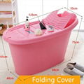  environmental protection food grade plastic bathtub for adult 5