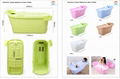  indoor portable bathtub food grade PP5 material plastic bathtub for adult 3