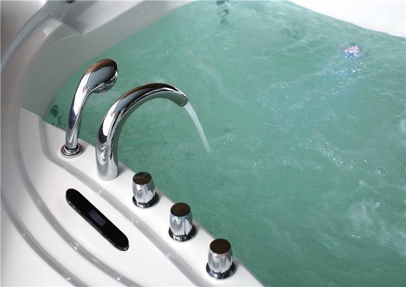   best quality   luxury whirlpool hot tub massage bathtub with pop-up TV 4