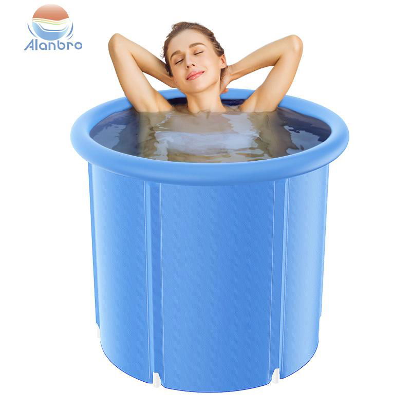 Plastic tub Portable bathtub Freestanding Folding Adult Bath Tub