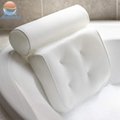 Eco Friendly Air Mesh Spa Bath Tub Pillow Waterproof Cushion With Suction Cups 4