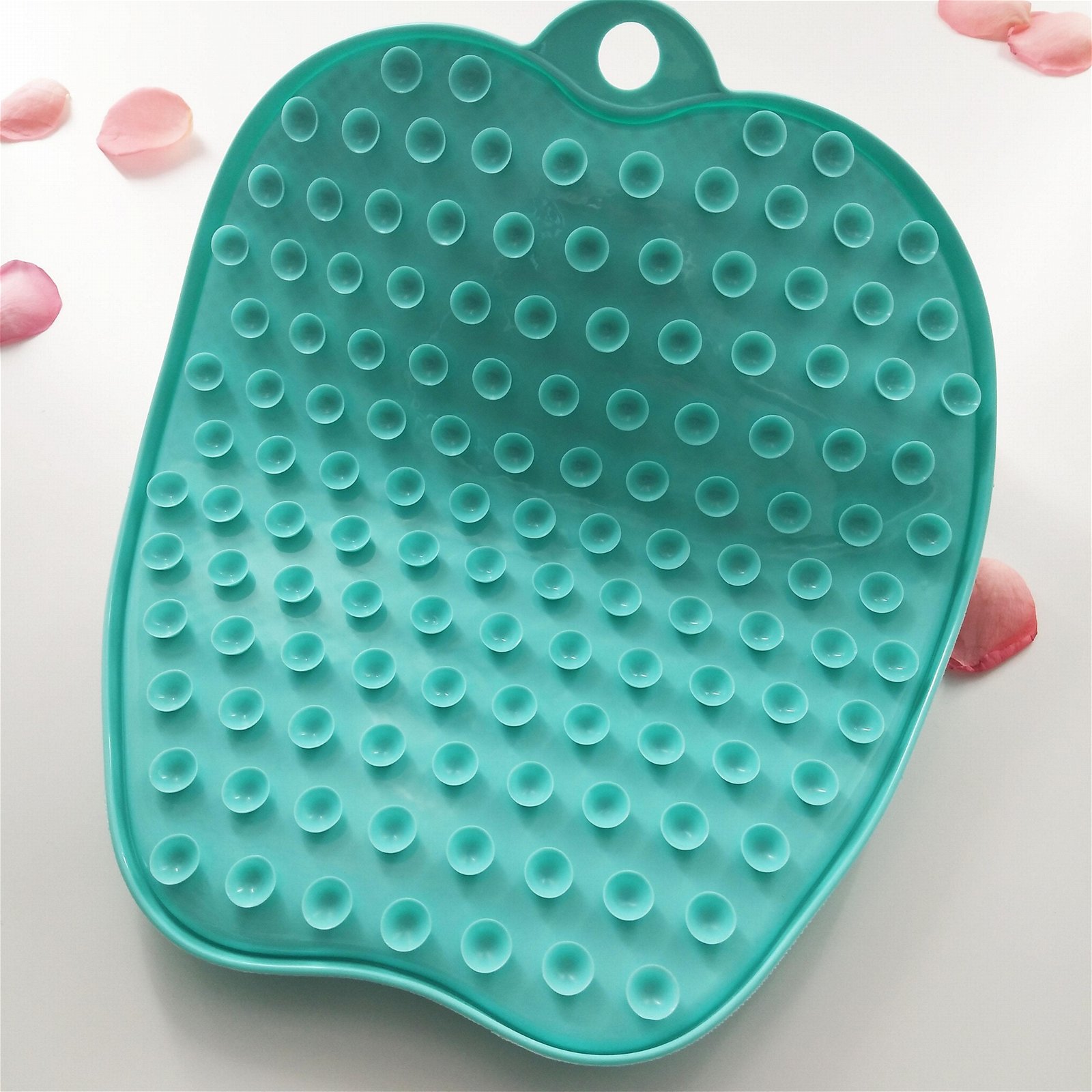 Wholesale BPA Free Custom Bath Cleaner Shower Scrubber Silicone Foot Massager 5