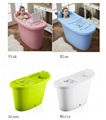  indoor portable bathtub food grade PP5 material plastic bathtub for adult 4