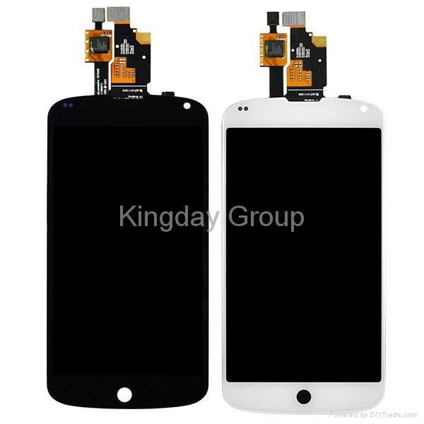The left one is Nexus 5 LCD Digitizer Assembly; the right one is Nexus 5 LCD Digitizer Assembly with White Front Housing.