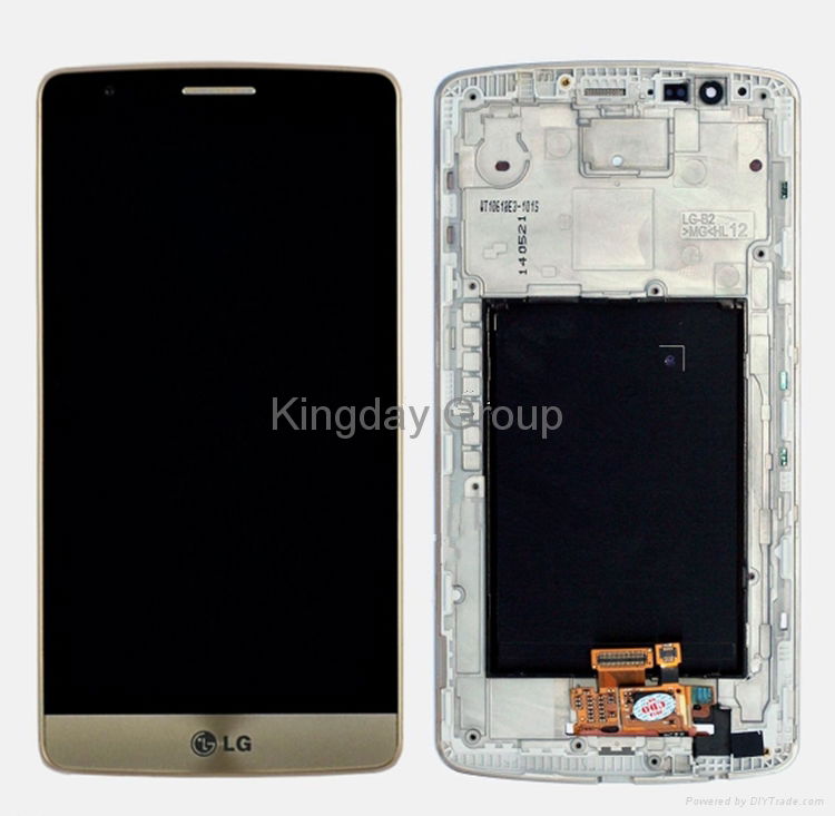 D855 LCD Screen and Digitizer Assembly With Front Housing Original Gold