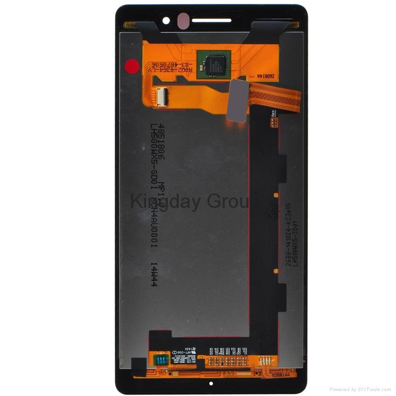 The Back Side of Nokia Lumia 830 LCD Display and Touch Screen Digitizer Assembly Black
