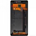 The Back Side of Nokia Lumia 830 LCD Display and Touch Screen Digitizer Assembly Black