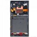 Nokia Lumia 830 LCD Screen and Digitizer Assembly with Frame Black