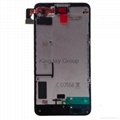 Nokia Lumia 630 LCD Display and Touch Screen Digitizer Assembly with Frame Black