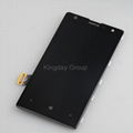 Nokia Lumia 1020 LCD Display Touch Screen Digitizer Assembly with Frame Black