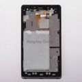 LG Optimus G E970 LCD Display Touch Screen Digitizer Assembly with Frame Black