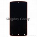 Nexus 5 D820 D821 LCD Screen Digitizer Assembly with Front Housing Red