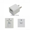 Apple iPhone 5 5C 5S 6 6 Plus USB Power Adapter US Plug