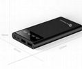 Power Bank Li-polymer 10000mAh Dual USB  Portable Charger for Cellphone