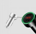 Fast Car Charger QC 3.0 With Dual USB Port and Voltage & Current Display