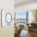 Wireless Doorbell Waterproof 36 Chimes 200m Range With 1 EU Plugin Receiver